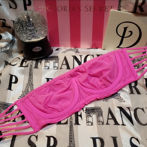Victoria's Secret Very Sexy Pink Push Up Bandeau Size: 34D NWT - Picture 11 of 16